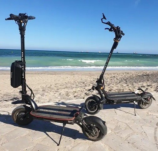 2 dualtron electric scooters