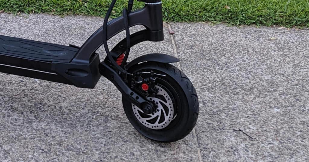 front wheel of a kaabo mantis scooter