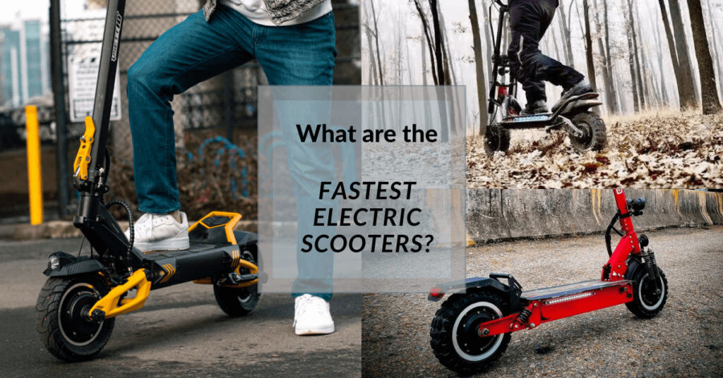 cover photo for article about fastest electric scooters