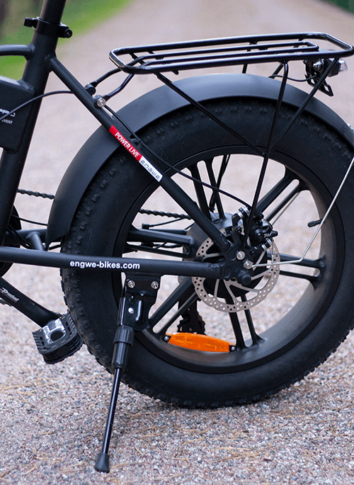 750w folding electric bike rear hub motor