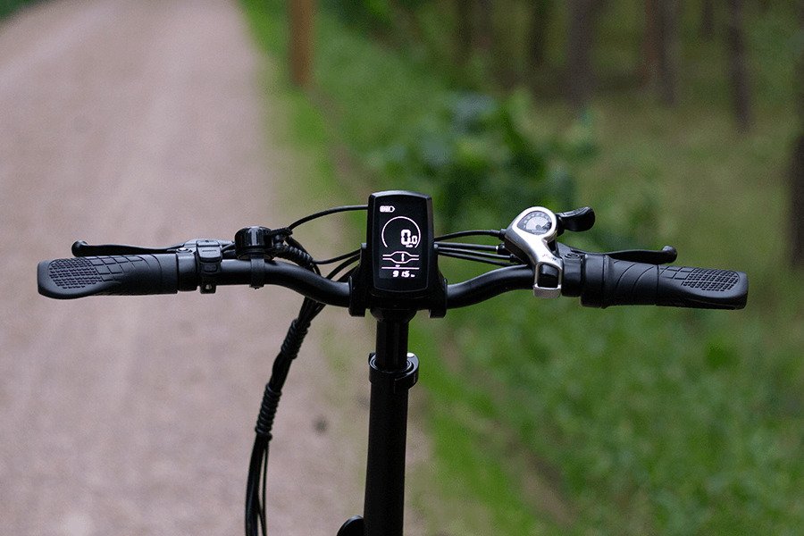 display of an electric bike