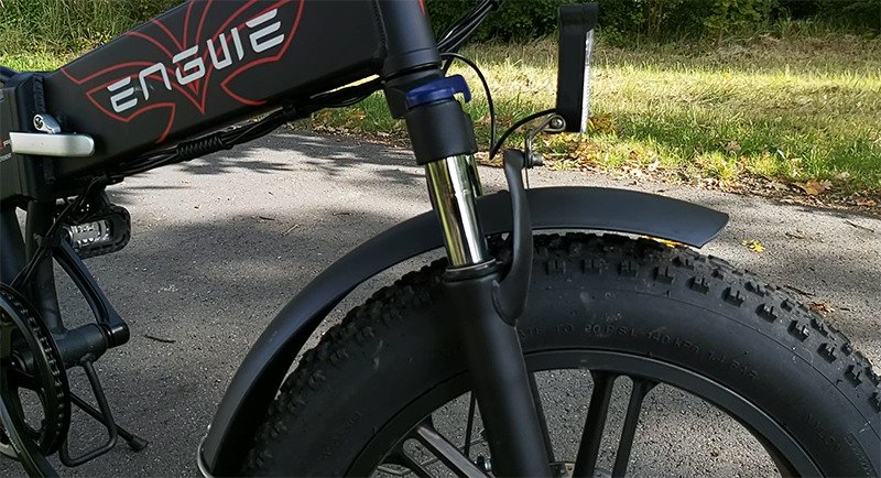 front suspensions of Engwe e-bike