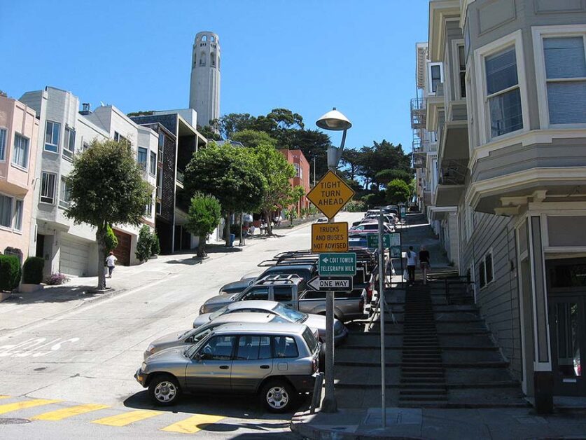Filbert Street in San Fransisco