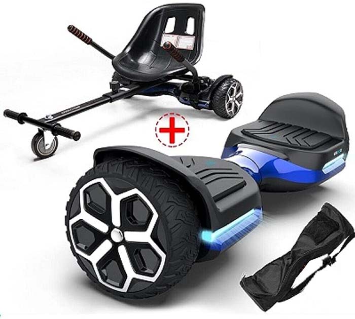 hoverboard with seat combo + carrying bag