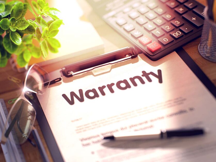 Warranty papers