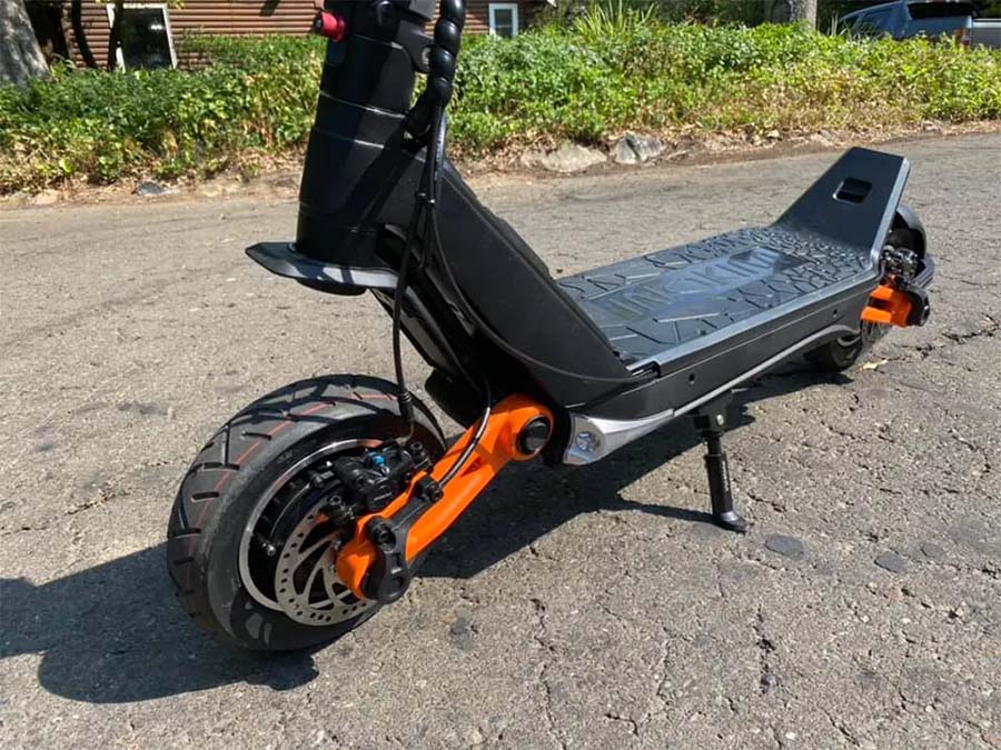 electric scooter suspension system