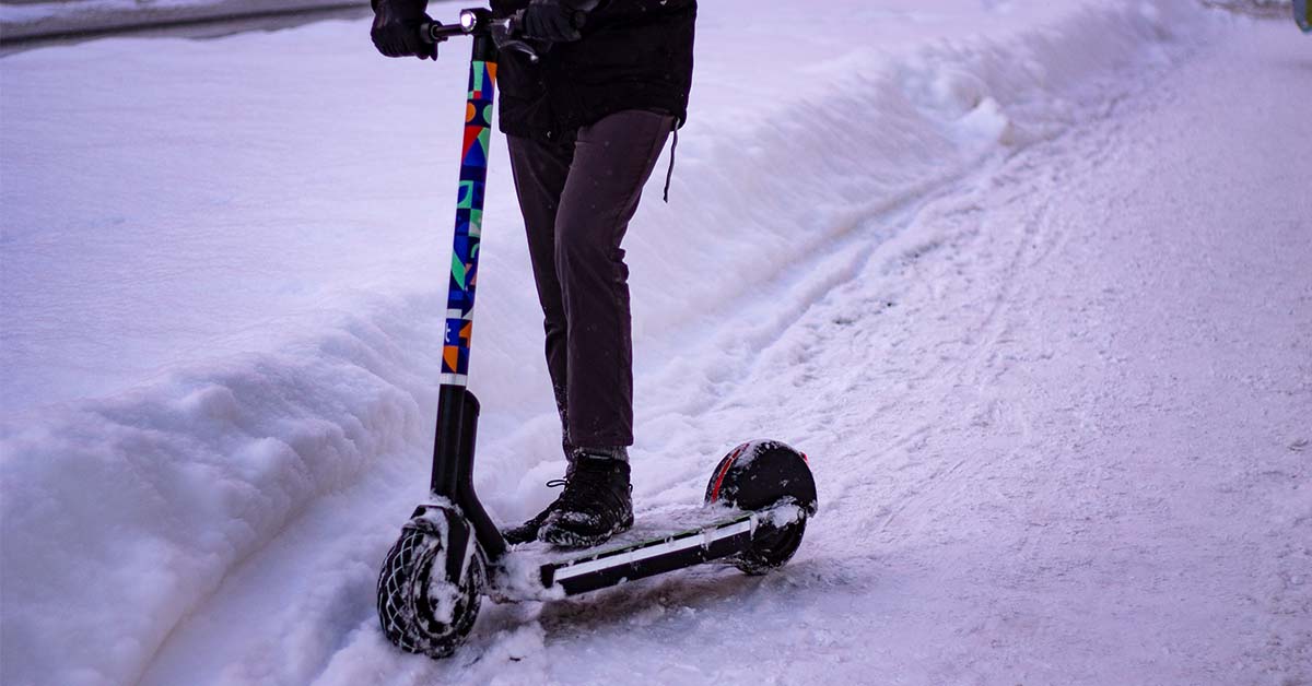 Can You Ride Electric Scooter During Winter?
