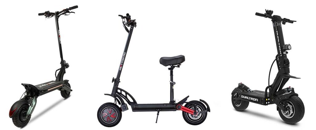 Electric scooters with good hill grade