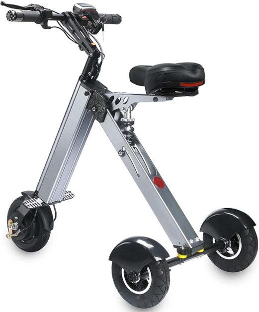 3-wheel electric scooter with seat