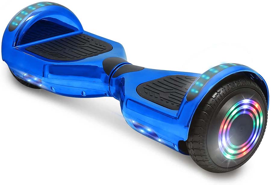 blue hoverboard that makes over 1M of revenue on Amazon every month.