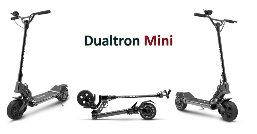 The photo collage of Dualtron Mini