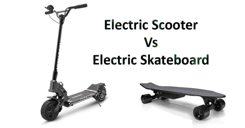 electric scooter vs electric skateboard featured image