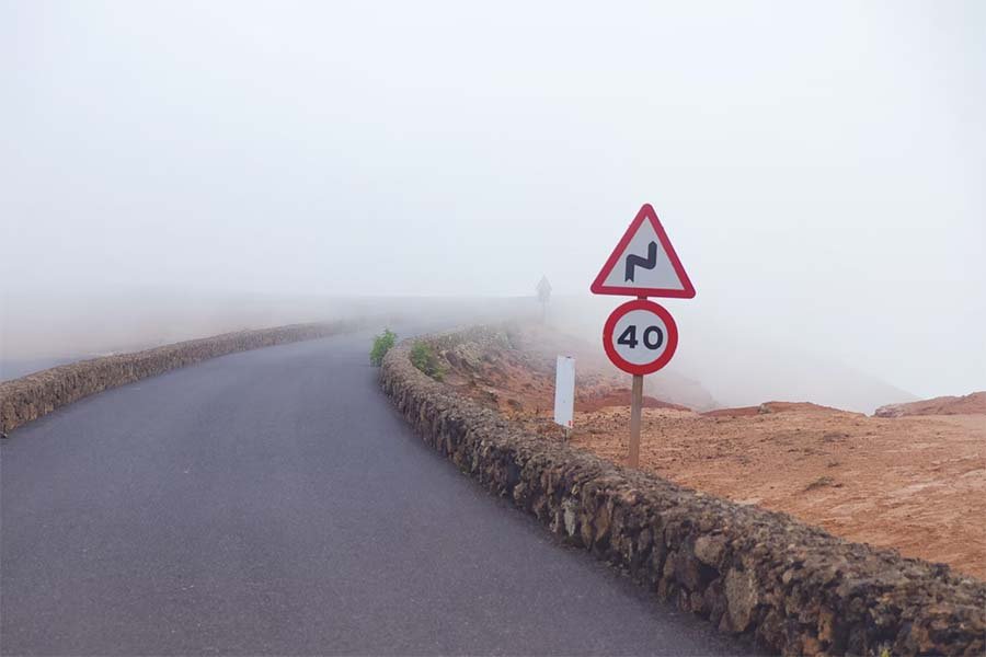 Speed limit sign 40.