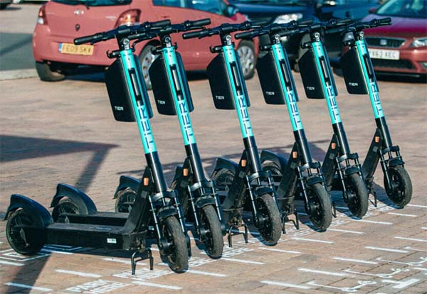 tier rental electric scooters