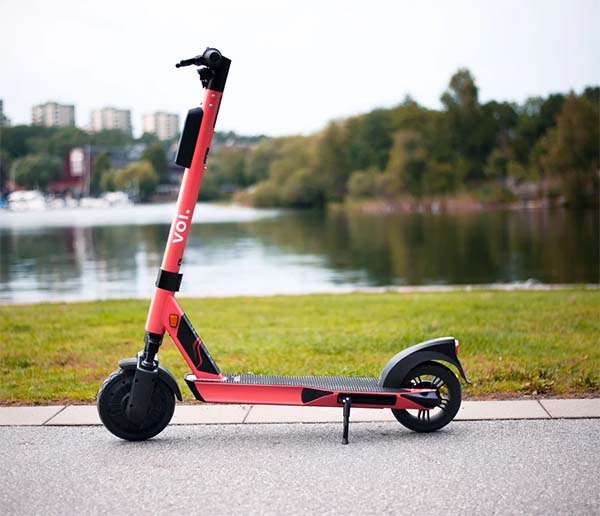 Voi electric scooter