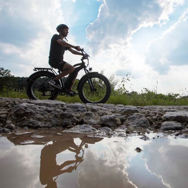 man riding with magicycle cruiser