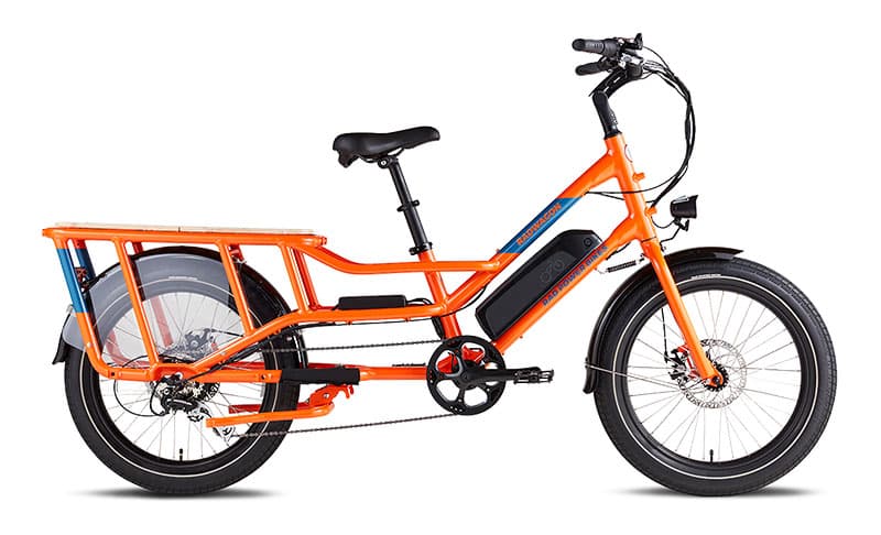 Orange RadWagon 4 by Rad Power Bikes