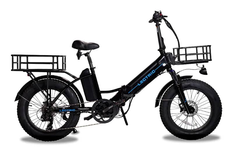 lectric xp 2.0 folding electric bike with cargo package