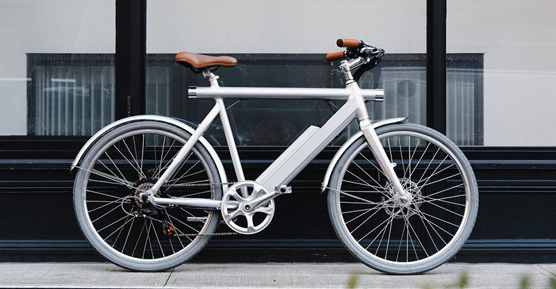 gray colored electric bike by Wing