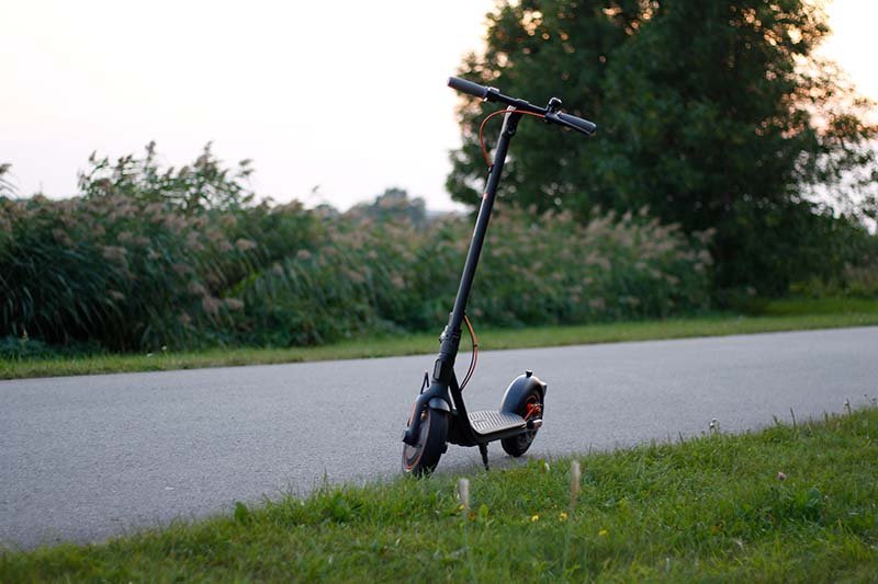 segway f40e on the sidewalk