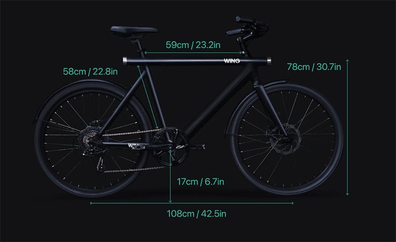 wing bikes freedom 2 dimensions