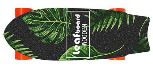 leafboard wooden skateboard
