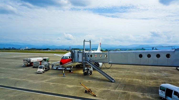 plane in airport