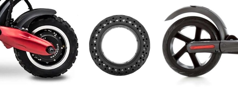 different types of electric scooter tires