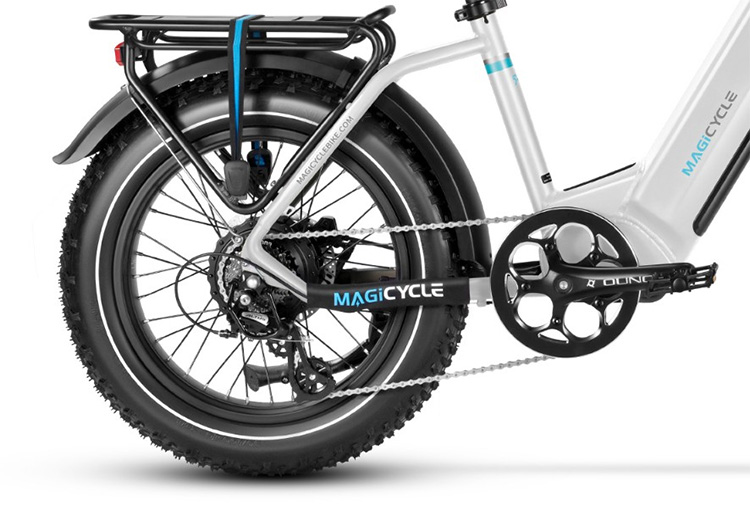 shimano altus drivetrain on magicycle ocelot pro e-bike