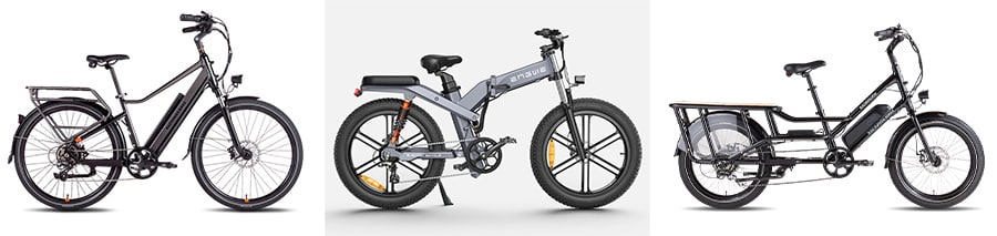 different types of electric bikes
