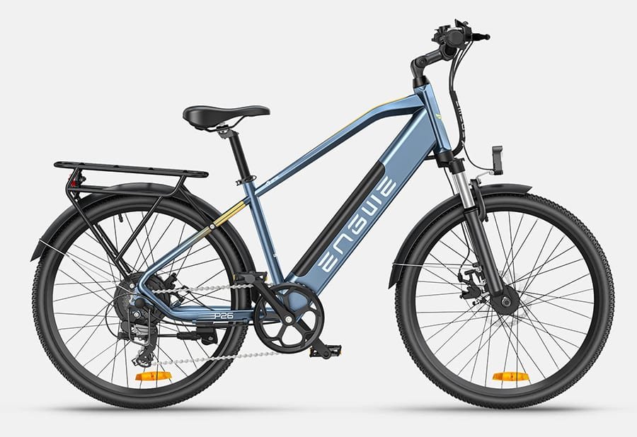 blue engwe p26 commuter electric bike