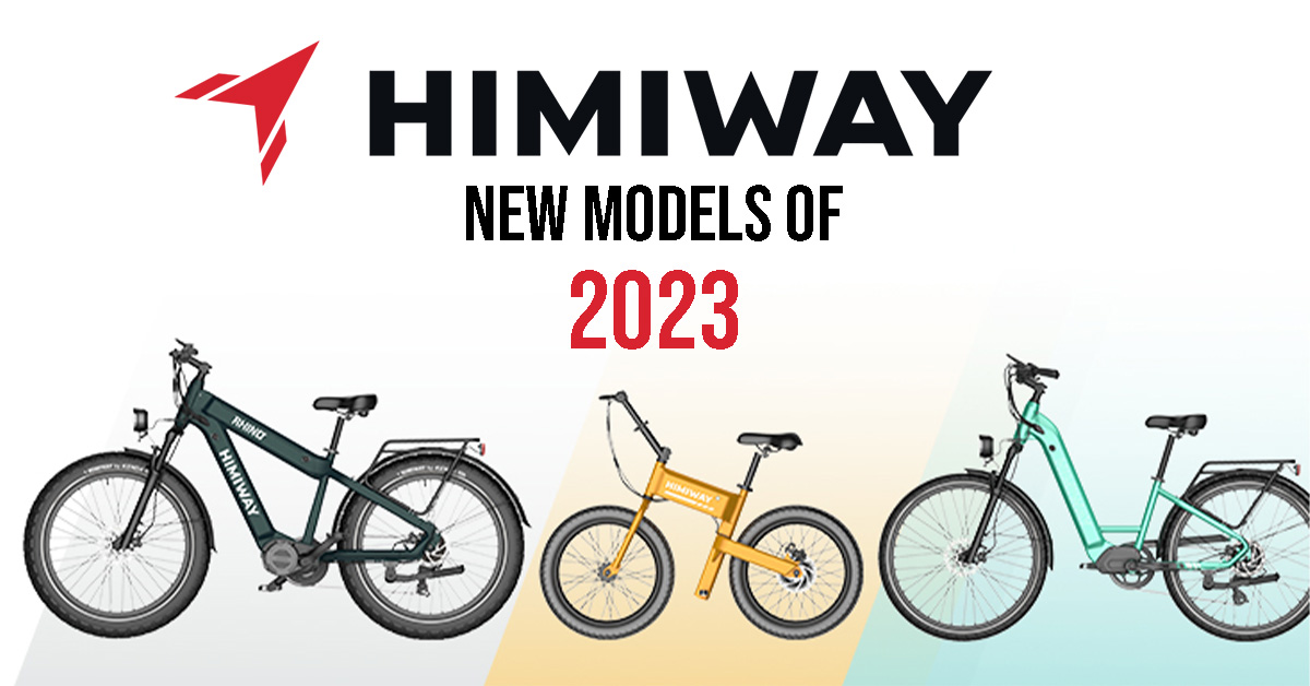 Himiway Launched 3 New E-Bike Models: Pony, Rambler, Rhino