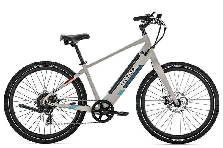 light gray aventon pace 350.2 ebike