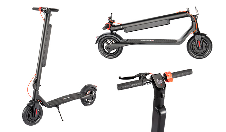 photo collage of turboant x7 max e-scooters