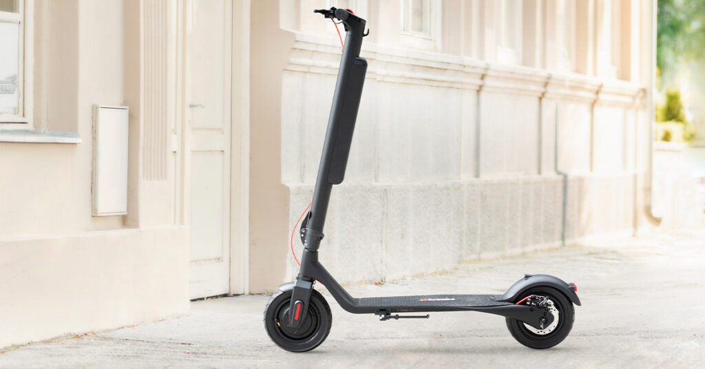turboant x7 max electric scooter on the street