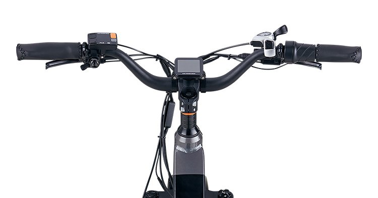 handlebar of radrover 6 plus e-bike