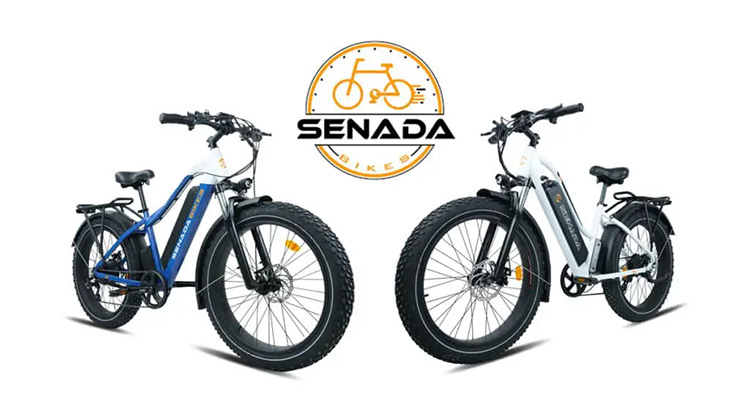 2 senada bikes and senada bikes logo