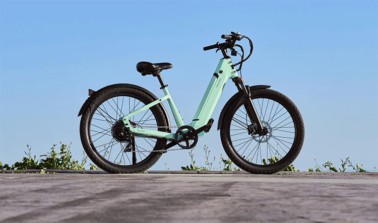 velotric discover ebike standing on the road