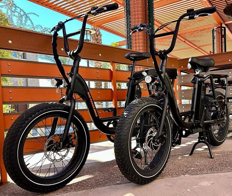 2 radrunner ebikes