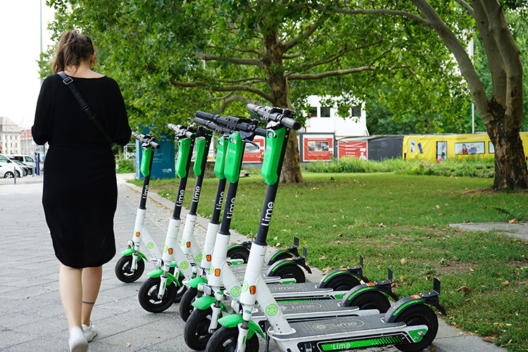 lime electric scooters
