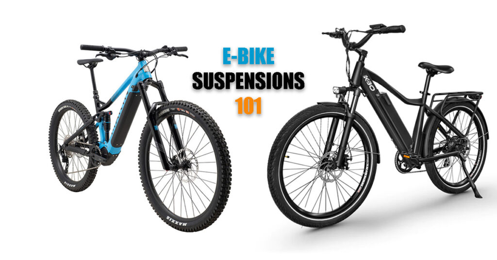 full suspension ebike and hardtail e-bike