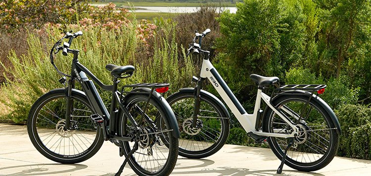 kbo breeze step-thru and step-over ebikes