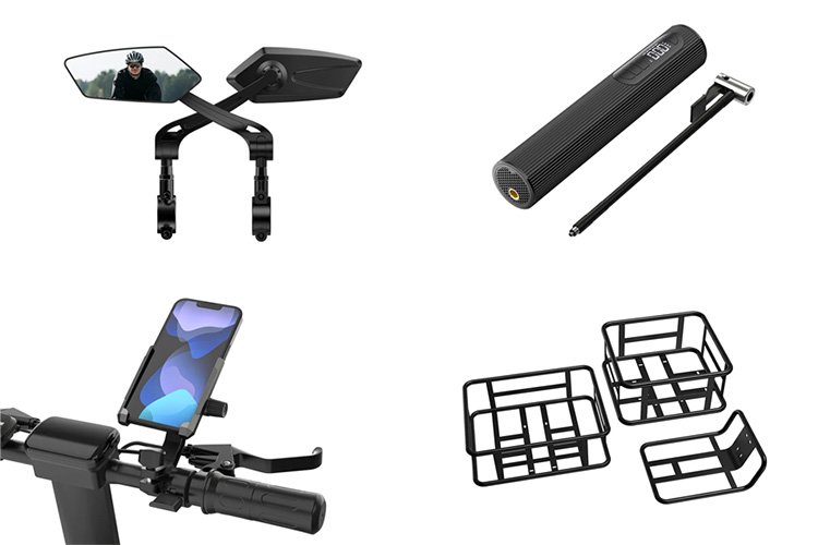 selection of Sohamo ebike accessories