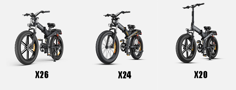 all engwe X-series e-bikes