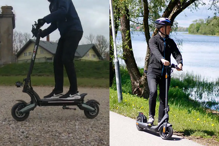 off-road scooter vs on-road scooter