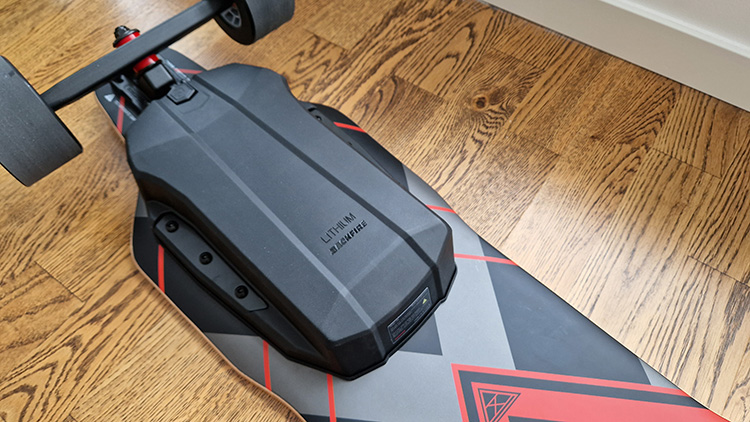 the battery pack of electric skateboard