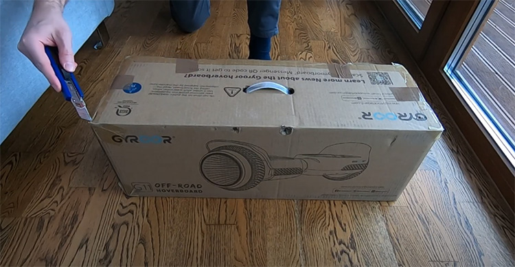 unboxing the gyroor hoverboard