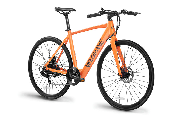 orange velowave spirit road e-bike