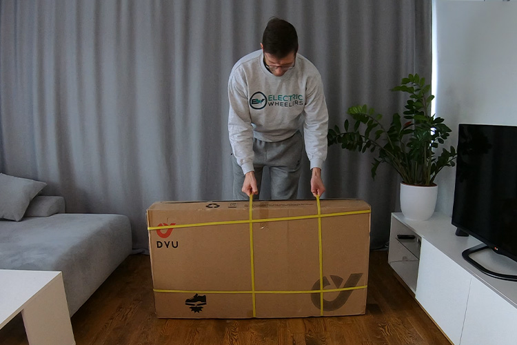 unboxing the bike